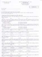 THI HÓA L1-2011(CHUYÊN NGUYỄN HUỆ HN)