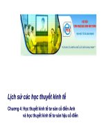 Lịch sử các học thuyết kinh tế-chương 4