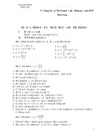 Ôn tập toán 12 tốt nghiệp