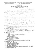 ke hoach ngay hoi ve sinh truong hoc