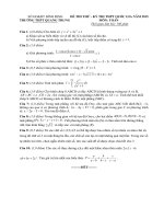 Đề thi thử môn toán vào đại học có đáp án đề số 22