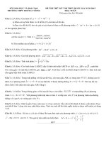 Đề thi thử môn toán vào đại học có đáp án đề số 24