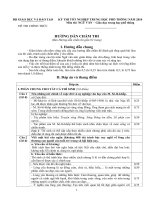 Hướng dẫn chấm thi TN môn Văn 2010