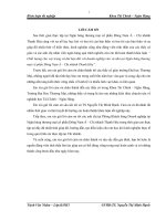 Chất lượng cho vay trung và dài hạn đối với doanh nghiệp vừa vả nhỏ tại Ngân hàng thương mại cổ phần Đông Nam Á – Chi nhánh Thanh Hóa