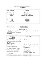 giáo án phụ đạo lớp 1 tuần 20