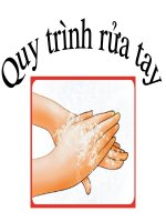 Quy trình rửa tay