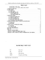 NÂNG CAO KẾT QUẢ HỌC TẬP  PHẦN SINH THÁI HỌC LỚP 12C4  BẰNG PHƯƠNG PHÁP SƠ ĐỒ HÓA  KIẾN THỨC