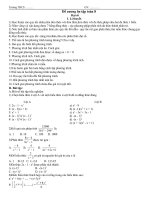 đề cương ôn tập toán 8 ( cả năm)