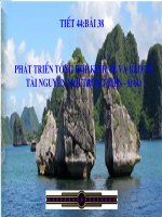 phát triển tổng hợp kinh tế biển và bảo vệ tài nguyên môi trường biển - đảo