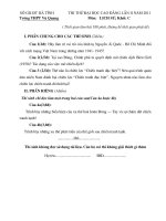 De thi thử ĐH-CĐ lần II, THPT Vu Quang