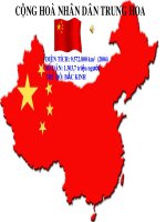 bài 10 Trung Quốc tiết 1 TỰ NHIÊN - DÂN CƯ - XÃ HỘI