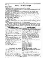 Giáo án Tin học 8 (Kỳ 2) full