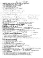 Ôn tập chuyên đề sinh sản