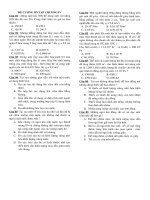 Đề cương ôn tập chương 4 lop 10