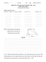 PHIẾU ÔN TẬP TOÁN GKII