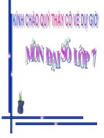 số thực. Đại 7