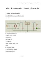 BÁO cáo THỰC HÀNH điện tử THỰC CÔNG SUẤT
