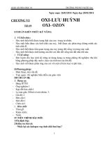 giao an hóa 10-k2-chuẩn kiến thức kỷ năng