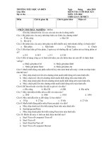 Đề thi cuối kì I (2010-2011)Tin học
