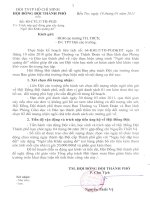 C.V Vận động ngôi nhà KQĐ