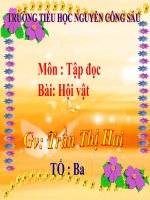 TLV Kể về lễ hội