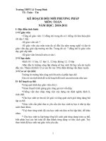 Ke hoach đổi mới pp Toán THPT hay