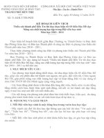 K.H Thiếu nhi TP thi đua 5 điều BH dạy