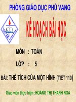 diện tích một hình