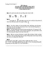 Đề + Đ/A HSG tỉnh Thái Nguyên