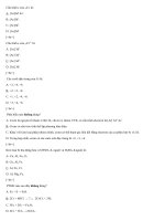 Trắc nghiệm lý thuyết Cr, Fe, Cu