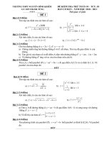 kiem tra mot tiet - chuong Ham so 10