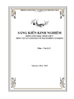 SKKN VẬT LÝ 9_HƯỚNG DẪN HỌC SINH LỚP 9 MÔN VẬT LÝ GIẢI BÀI VỀ MẠCH ĐIỆN CÓ KHÓA