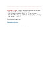 BST chuyên đề luyện thi ĐH, TN THPT 2011