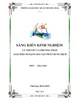 SKKN HÓA 8_LÝ THUYẾT VÀ PHƯƠNG PHÁP GIẢI MỘT SỐ DẠNG BÀI TẬP PHẦN DUNG DỊCH