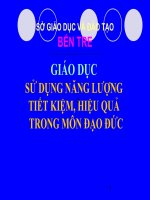 TAI LIEU TAP HUAN SDNLTK&HQ (DAO DUC)