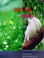 Vội vàng - Xuân Diệu