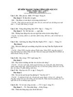 Đề KT đọc thành tiếng GKII - Lớp 4