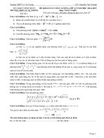 Đề thi thử môn toán vào đại học có đáp án đề số 19
