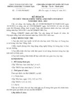 KH thi olympic tiếng Anh trên INTERNET