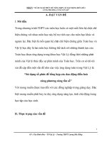 SKKN Sử dụng số phức để tổng hợp các dao động điều hoà cùng phương, cùng tần số. THPT LƯƠNG ĐẮC BẰNG