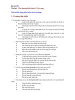 Trắc nghiệm có đáp án sản khoa phần tổn thương lành tính ở cổ tử cung