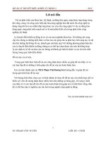 đồ án đại học điện lực ĐỒ ÁN MÔN HỌC LÝ THUYẾT ĐIỀU KHIỂN TỰ ĐỘNG