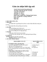 giáo án mầm nôn nhận biết tập nói chủ đề tàu thủy