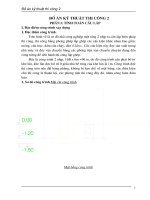 thuyết minh đồ án môn kỹ thuật thi công 2 trường đại học xây dựng hà nội