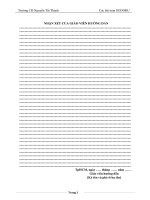 Khóa luận tốt nghiệp Các bài toán về Sudoku