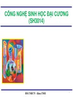công nghệ sinh học đại cương học viện nông nghiệp các kỹ thuật nền của CNSH hiện đại