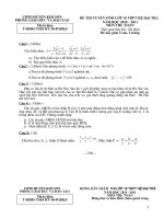 ĐỀ NỘP SỞ TOÁN VÀO 10