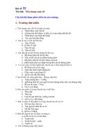 Trắc nghiệm có đáp án sản khoa phần tiên lượng cuộc đẻ