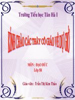 Dao duc: Tuan 26 Tiet 1