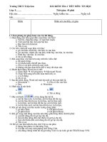 KIỂM TRA 1 TIET TIN 6